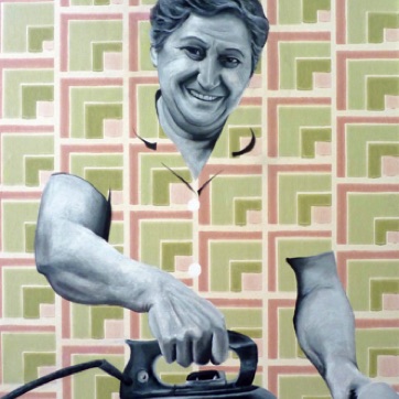 10. Juanita Ironing, 60x40 cm